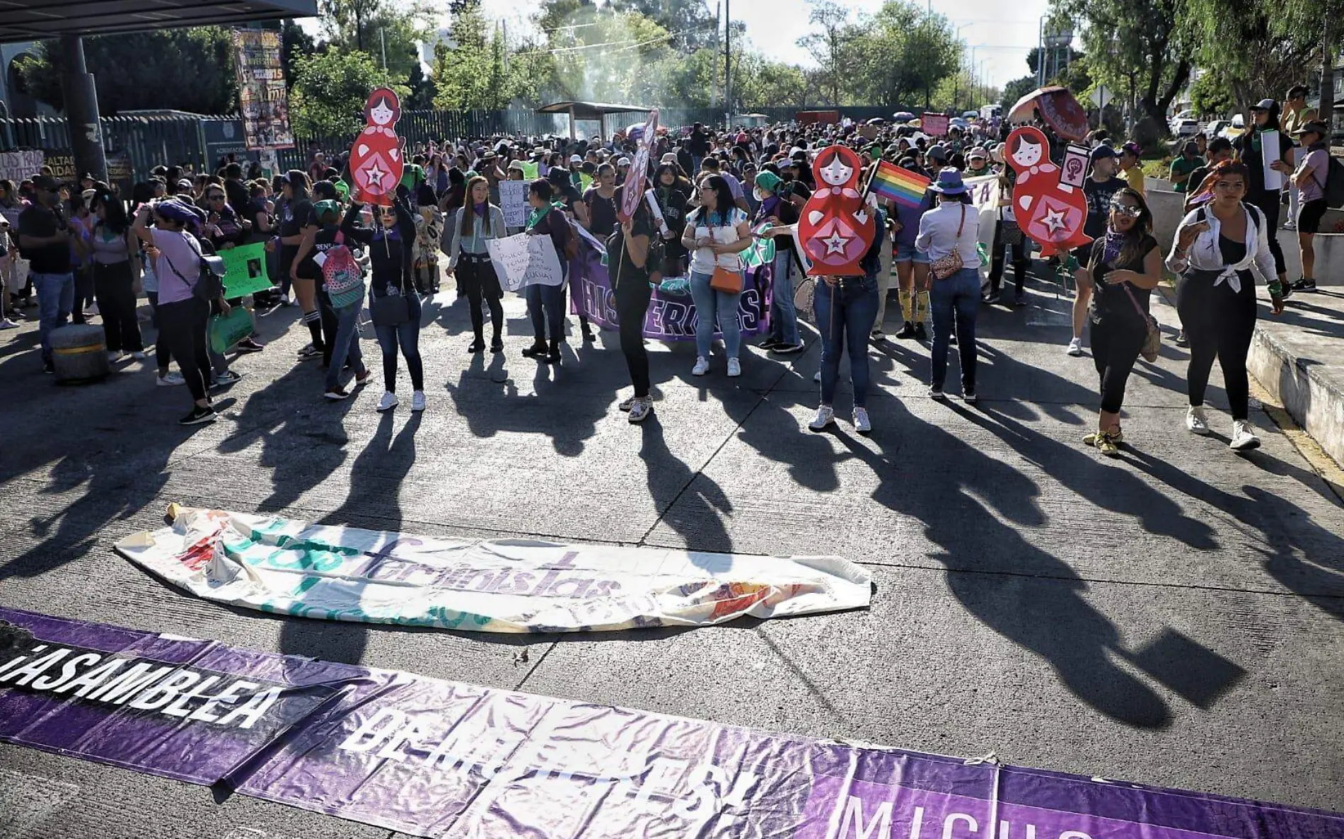 Marcha Asamblea Mujeres Michoacán